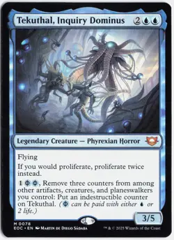 Tekuthal, Inquiry Dominus M Commander: Edge of Eternities 78 NM - Image 1