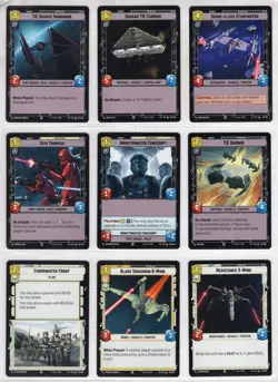 Star Wars Unlimited Jump To Lightspeed Complete 114 Card Common Set - Image 1
