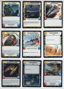 Star Wars Unlimited Jump To Lightspeed Complete 114 Card Common Set - Image 2