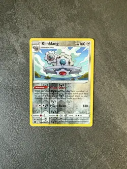 Pokemon Card Klinklang Silver Tempest Reverse Holo Rare 125/195 Near Mint - Image 1