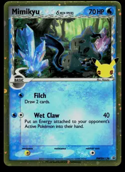 Mimikyu SWSH136 SWSH Black Star Promo Pokemon - Image 1