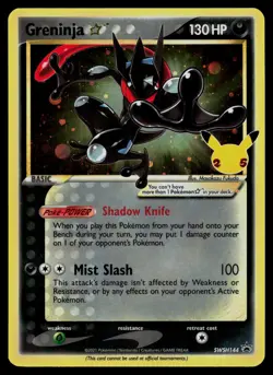 Greninja Star SWSH144 SWSH Black Star Promo Pokemon - Image 1