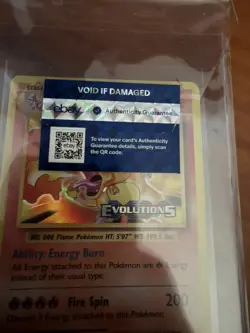 Charizard 11/108 Evolutions Prerelease Promo Stamped Pokemon TCG - Played - Image 2