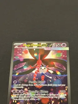Mega Floette ex SIR 117/086 Chaos Rising English NM Pokemon TCG Prerelease - Image 2