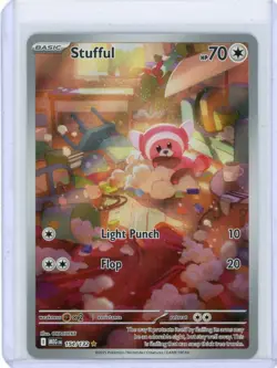 Stufful 154/132 Holo Illustration Rare Mega Evolution Pokemon Card ! - Image 1