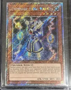 Thunder King Rai-Oh (Platinum Secret Rare) RA03-EN206 NM Yugioh - Image 2