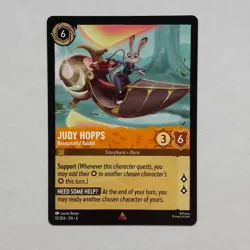 Judy Hopps 15/204 Disney Lorcana Azurite Sea Regular Rare Card NM - Image 1