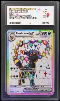 ACE 9 Umbreon EX - Black Star Promo - 176 - Prismatic Evolutions Pokemon Card - Image 1