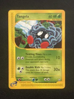 Tangela 112/147 Aquapolis E-Series Non-Holo Pokemon Card 2002 - Image 1