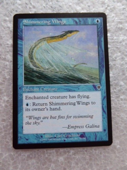 SHIMMERING WINGS- MTG - Magic the Gathering card- 1993-2000 - Image 1