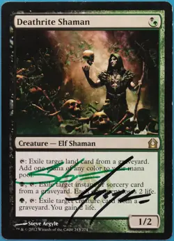 Deathrite Shaman Return to Ravnica PLD Rare SIGNED CARD (518337) ABUGames - Image 1