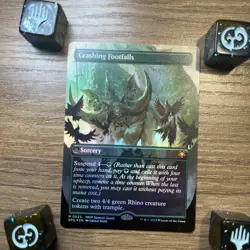MTG Crashing Footfalls [SPECIAL GUEST BORDERLESS FOIL] - SPG [NM] - Image 2