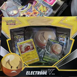 Pokemon TCG Hisuian Electrode V Card Box - 42 Cards 820650851216 - Image 1