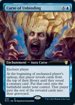 Curse of Unbinding (Extended Art) [Innistrad: Midnight Hunt Commander] Near Min - Image 1