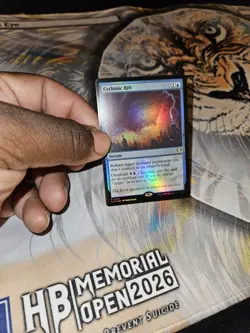 Cyclonic Rift Commander Masters Foil Lightly Played MTG - Image 1