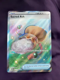 Sacred Ash 115/088 Perfect Order Ultra Rare Pokemon Trainer Card NM Full Art - Image 2