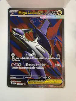 Mega Latias EX 163/132 Me01: Mega Evolution Ultra Rare Holo Card NM Condition - Image 1