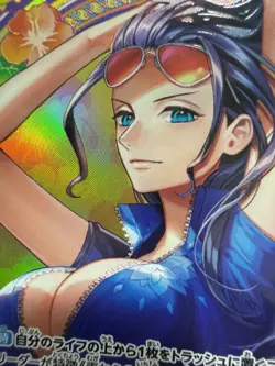 One Piece TCG Nico Robin SR SP Japanese EB03-055 Card Heroines Edition - Image 3
