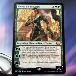 MTG Magic the Gathering Vivien on the Hunt (162/547) Streets of New Capenna NM - Image 1