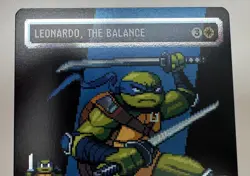 Leonardo, The Balance (M0083)(Borderless) (Surge Foil) Commander: TMNT - Image 2