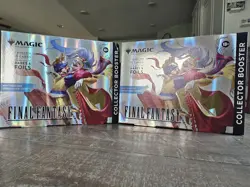 LOT OF 2: MTG Final Fantasy Collector Booster Pack (Omega Box) - Factory Sealed - Image 1