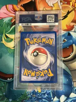 2000 POKEMON ROCKET 1ST ED #5 DARK DRAGONITE-HOLO PSA 8 - Image 2