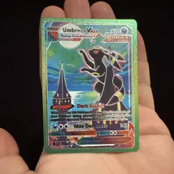 Pokemon Umbreon VMAX 215/203 Evolving Skies Alt Art Secret Rare Holo FAN ART - Image 1