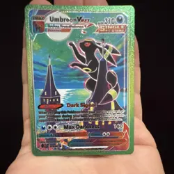 Pokemon Umbreon VMAX 215/203 Evolving Skies Alt Art Secret Rare Holo FAN ART - Image 3