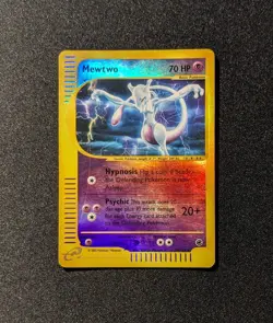 Pokemon EXPEDITION - #19/165 Mew #20/165 Mewtwo - Reverse Holo - ENG - HP/MP - Image 3