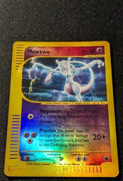 Pokemon EXPEDITION - #19/165 Mew #20/165 Mewtwo - Reverse Holo - ENG - HP/MP - Image 4