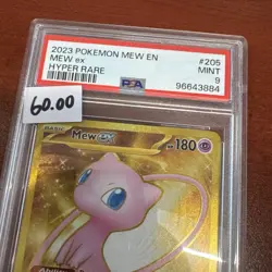 2023 Pokemon Mew En Ex Hyper Rare Psa Mint 9 - Image 2