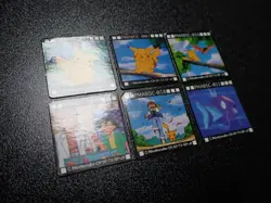 Pokemon GB Pocket Mini Card Non Holo x6 Ash Pikachu Magikarp etc #5727 - Image 2