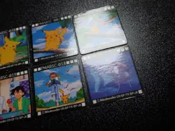 Pokemon GB Pocket Mini Card Non Holo x6 Ash Pikachu Magikarp etc #5727 - Image 3