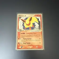 Pokemon Flareon ex EX Ultra Rare 110 HP 108/113 World Championship Decks 2006 NM - Image 1