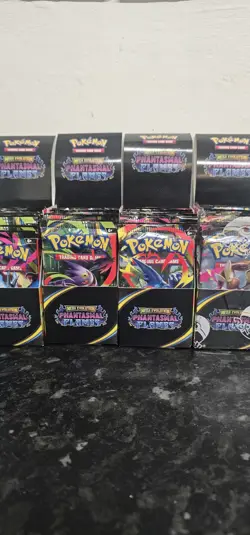 Pokemon TCG - Mega Evolution Phantasmal Flames - Half Booster Box X4 - Unsealed - Image 3