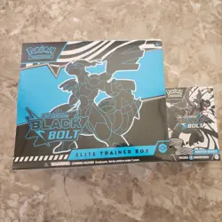 Pokemon Scarlet & Violet Black Bolt Elite Trainer Box & Booster Bundle Zekrom - Image 1
