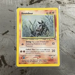 Pokemon Houndour 5/75 Neo Discovery Holo Rare Unlimited EN 2001 50 HP - Image 1
