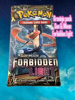 Pokemon Greninja Sun & Moon Forbidden Light booster Pack Sealed - Image 1
