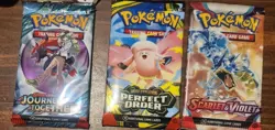 POKEMON PACK SEALED LOT OF 5 PACKS SCARLET &Violet, Perfect Order, Journey ECT . - Image 3