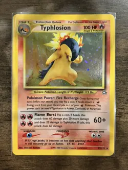 [NM] Typhlosion 17/111 - Neo Genesis - Holo Rare Pokemon - Image 3
