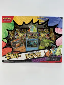 Pokemon Mega Evolution Ascended Heroes First Partners Deluxe Pin Collection Box - Image 1