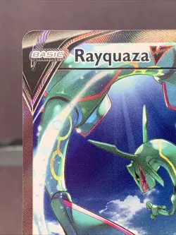 Pokemon TCG Rayquaza V Full Alt Art 194/203 SWSH07: Evolving Skies Holo NM - Image 2