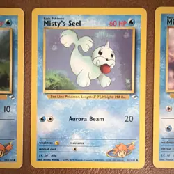 Pokemon TCG WOTC Gym Heroes Misty's Water Lot (5) Poliwag Eng - Image 5