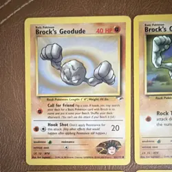 Pokemon TCG WOTC Gym Heroes Brock's Lot (9) Geodude/Vulpix/Graveler Eng - Image 2
