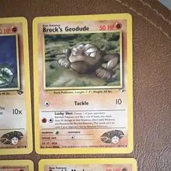 Pokemon TCG WOTC Gym Heroes Brock's Lot (9) Geodude/Vulpix/Graveler Eng - Image 4