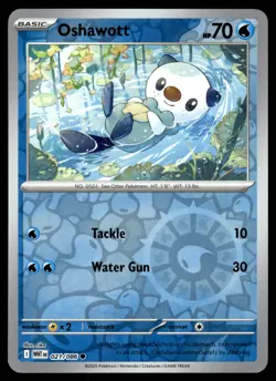 OSHAWOTT [FOIL] - 021/086 - WHITE FLARE ENGLISH WHT REVERSE HOLO ENGLISH - NM - Image 1