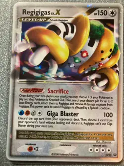 REGIGIGAS - 2008 POKEMON HP150 HOLO DP30 DIAMOND & PEARL PROMO WEAR (READ/PICS) - Image 1