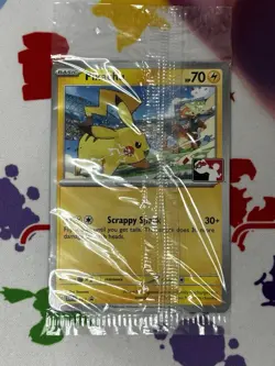 SEALED Pikachu SVP101 Black Star SV Promo Play League Pokemon Card TCG Mint - Image 1