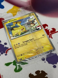 SEALED Pikachu SVP101 Black Star SV Promo Play League Pokemon Card TCG Mint - Image 2