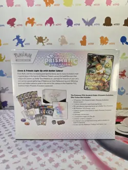 Pokemon TCG Scarlet & Violet Prismatic Evolutions Elite Trainer Box (Torn) - Image 3